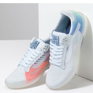 Vans Blue and Pink Sneakers Stylish Comfort
